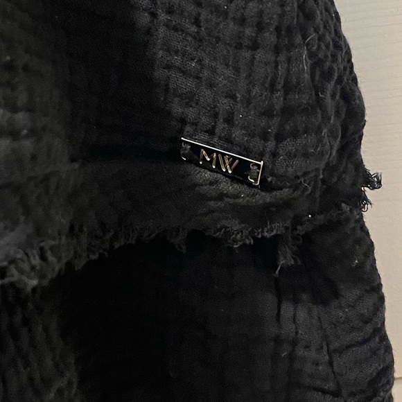 Mariloup Wolfe – black cotton mini skirt, size L - Picture 5 of 7